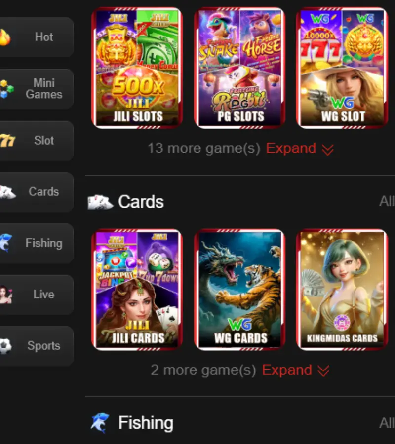 999SX Game slot games interface